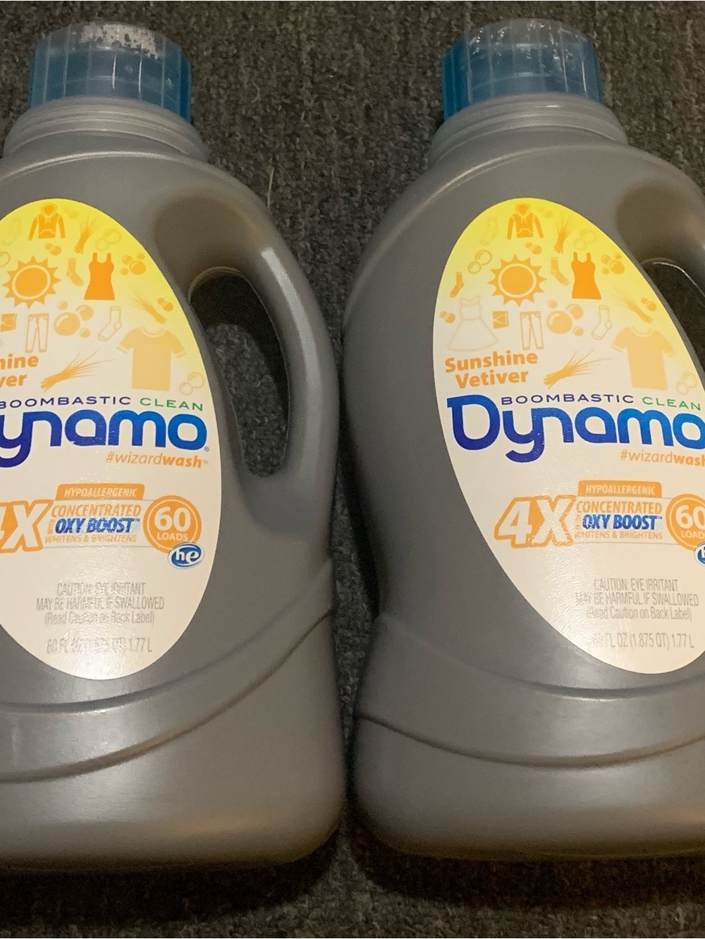Dynamo Sunshine Vetiver Laundry Detergent 2x 60 Loads 2 Bundle